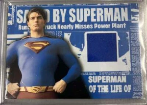 Superman Returns Costume Card Superman's Suit Memorabilia Topps - Picture 1 of 2