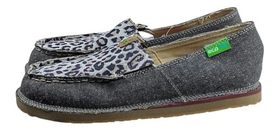 Twisted X Leopard Print EcoTWX Loafers Womens 7.5M Slip On Shoes WCL0001 NWOB - Image 1 of 4