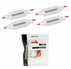 2 Pair of Install Bay 14UF 50V 2800Hz 4 Ohm Non Polar Bass Blocker BB14 - Picture 1 of 4