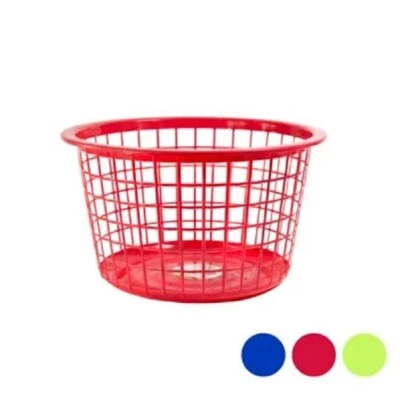 LAUNDRY BASKET ROUND 29 Ltr 980.6 OZ  30.64 QT NO COVER 18X18X12- 3 BASKETS SET - Image 1 of 2