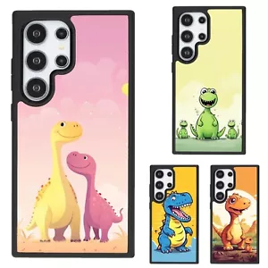 Anti wear Cover cute dinosaurs children For Samsung S25 S24 S23 FE Ultra a15 a16 - Picture 1 of 25