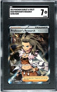 2023 Ultra Rare Pokemon Scarlet & Violet 240/198 Professor Sada Grade 7 NM SGC - Picture 1 of 2