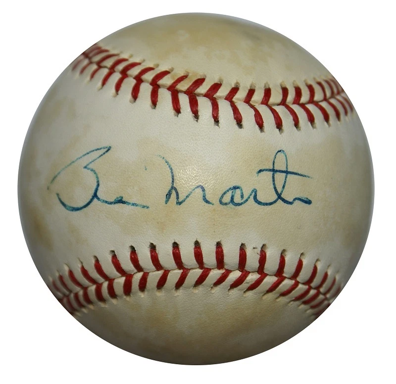 Billy Martin Psa/dna Signed Macphail American League Baseball Autograph - Image 1 of 1