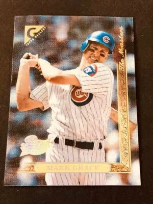 1996 Topps Player's Private Issue MISSING SERIAL # Mark Grace Cubs #180 - Image 1 of 2