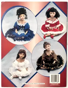 Jannie's Little Ladies 22" Porcelain Sitting Doll Ensembles Crochet Pattern Book - Picture 1 of 2