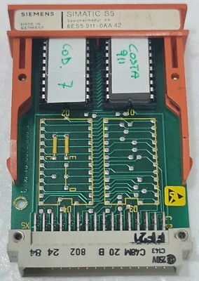 SIEMENS SIMATIC S5 6ES5911-0AA42 EPROM MEMORY MODULE SP18043 - Image 1 of 4