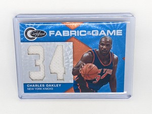 2010-11 Certified Fabric of the Game #43 Charles Oakley #34/99 Jersey #'d Knicks