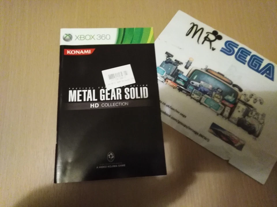 METAL GEAR SOLID HD COLLECTION INSTRUCTION BOOKLET MANUAL ONLY for XBOX 360 - Image 1 of 1