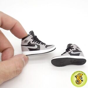 B13220 1/6 Figure Men Sneakers Shoes Grey Black for 12" PHICEN hot toys