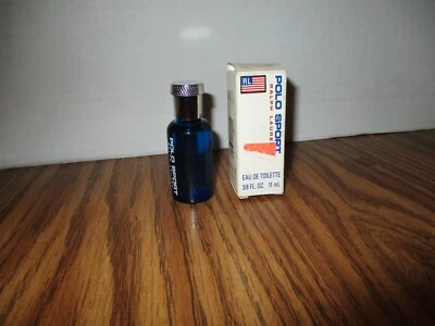POLO SPORT POR RALPH LAUREN HOMBRES 3/8 OZ 11 ML EDT SPLASH MINIATURA CON CAJA Foto 1 de 4