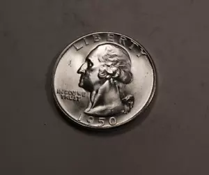 1950-S Washington Quarter * Gem BU++ * 90% Silver * XXQ955 - Picture 1 of 2