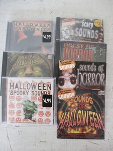 Halloween Spooky Sounds CD, Sounds of Halloween Scary Music, etc. NEW - Imagen 1 de 22