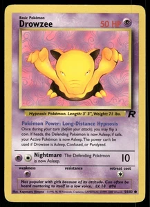 Pokemon - Team Rocket - Drowzee - 1999 - EXC - 54/82 - IT - Foto 1 di 2