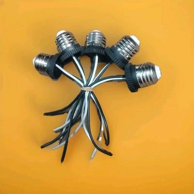 Medium E26 Socket Adapter Base Male Screw in Light Bulb Socket Pigtail Set Of 10 - Image 1 of 2