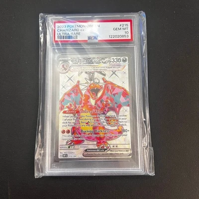 PSA 10 Charizard ex - 215/197 - Obsidian Flames - Free Shipping - Image 1 of 2