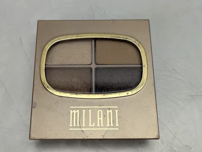 Milani Shadow Wear Eye Shadow Quad #01 Touch of Brown MLMEQ01 - Image 1 of 4