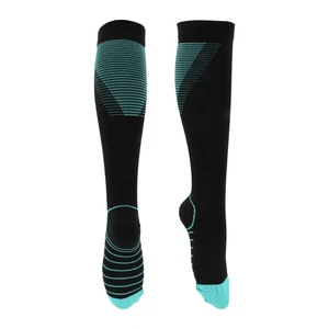 Calcetines Ciclismo Transpirables Azul/Negro Talla L-XL 1 Par Chevron - Imagen 1 de 7