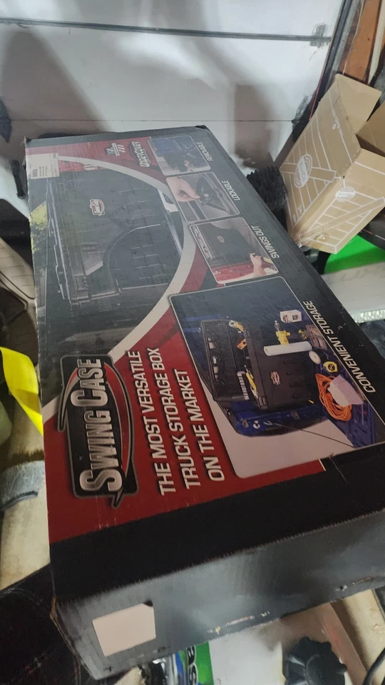 UnderCover Swing Case Toolbox Fits 99-16 Ford F250/350 Super Duty Passenger Side - Image 1 of 2