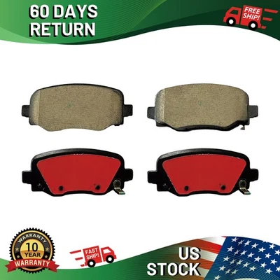 4pcs Rear High Performance Ceramic Brake Pads for Chrysler 200 2015 - 2017 ,SALE Foto 1 de 4