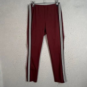 Pantalones Rag & Bone Borgoña con Lados a Rayas Blancas Para Mujer Talla 2 Calce Ajustado - Imagen 1 de 11