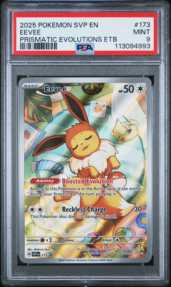 Pokémon TCG Professional Sports Authenticator (PSA) Eevee Grade 9