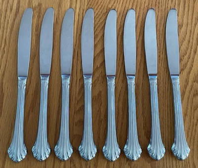Gorham Quintette 8 Stainless Dinner Knives 9 1/8" Japan - Image 1 of 4