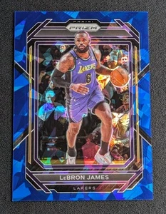 2022 Panini Prizm LeBron James #134 Blue Ice /125 Los Angeles Lakers - Bild 1 von 2