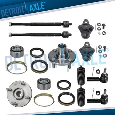 TieRods de buje de cojinete de rueda delantera para 1996 1997 1998 1999-2002 Chevrolet Geo Prizm Foto 1 de 4