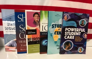 Mixed Lot of SIX (6) Teaching Student Care Books - Picture 1 of 14