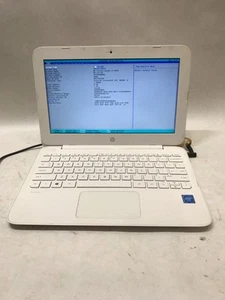 HP Stream 11-y012nr 11" Laptop Intel Celeron 4GB RAM 32GB eMMC NO OS Bad Batt DW - Picture 1 of 7