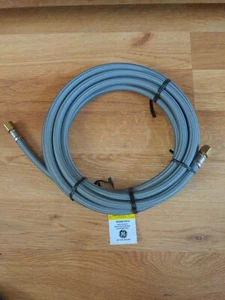 GE 1/4" Braided Icemaker Accessory 12' Waterline WX08X10012 - Picture 1 of 2