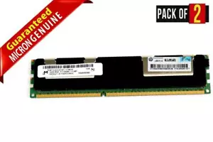 Lot 2 Micron MT72JSZS2G72PZ-1G1M1 2x16GB DDR3 PC3-8500R 4Rx4 Server RAM Memory - Picture 1 of 4