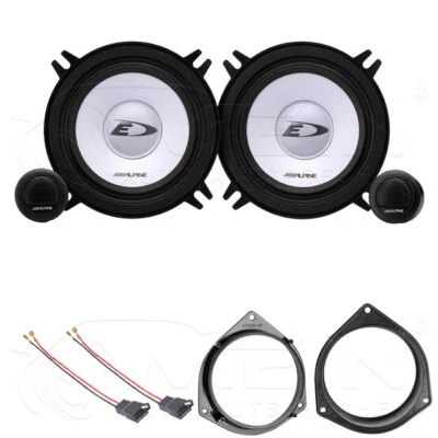 ALPINE LAUTSPRECHER für FIAT DOBLO 2 Typ 263 ab 2010 Front Tür 2-Wege 250W #BAGX - Bild 1 von 3