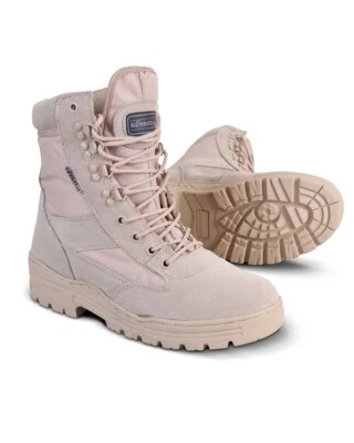 BOTTES MILITAIRES DU DÉSERT DAIM CHUKKA HOMME PATROUILLE COMBAT ACTION ARMÉE CADET TACTIQUE - Photo 1/4