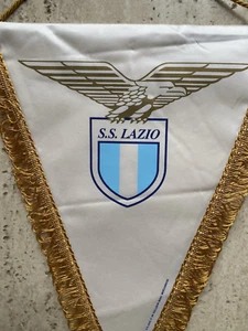 Large Pennant S. Lazio ROM With Metal Rod - Approx. 30 X 38 CM - Picture 1 of 3