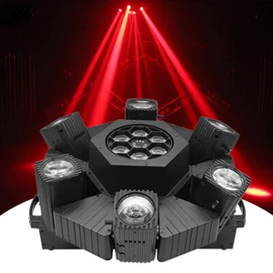 Bee Eye 6 heads Moving Head Stage Lighting Effects RGBW DJ Party Lights - Bild 1 von 17