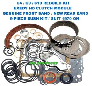 Ford c4 Automatic transmission rebuild kit suit 1970-82 this kit has both bands - Picture 1 of 2