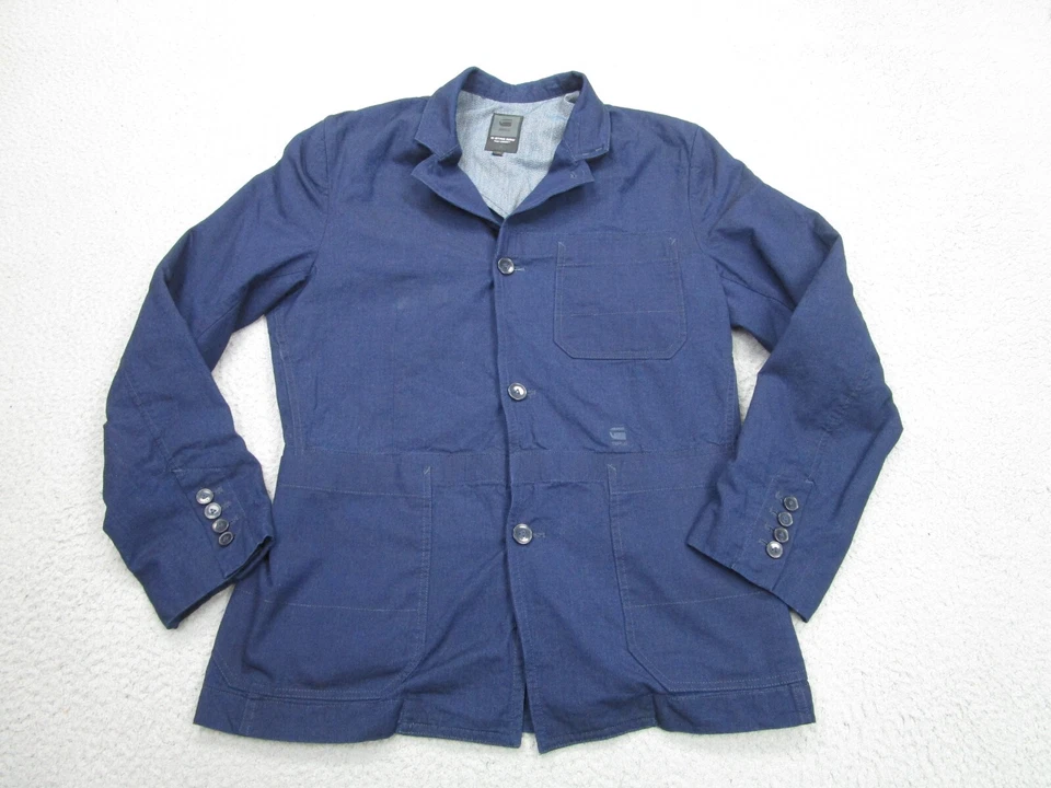 Chaqueta G-Star Para Hombre 40 Azul Blazer Abrigo Deportivo Shattor Omega Correct Foto 1 de 4