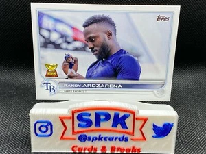 RANDY AROZARENA 2022 Topps Series 1 PHOTO IMAGE VARIATION SP RAYS #196 - Picture 1 of 1