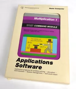 TI 99 4/A Modul in OVP -- MULTIPLICATION -- Cart kein C64 - Bild 1 von 4