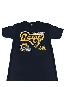 Los Angeles Rams NFL Hombre Manga Corta Azul Camiseta Talla Pequeña - Imagen 1 de 4