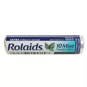 Rolaids Ultra Forte Menta Antiacido Compresse Masticabili 24 Rotoli Spedizione Gratuita - Foto 1 di 1