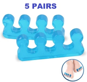 5 PAIRS Premium Gel Toe Separators, Straighteners & Spacers,Health & Beauty - Picture 1 of 2