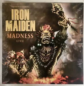 IRON MAIDEN MADNESS LIVE LP GREEN VINYL LIMITED EDITION SEALED - Foto 1 di 2