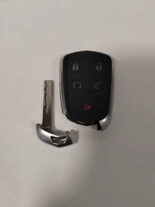 CADILLAC KEY FOB REMOTE OEM WITH KEY CUT Free Shipping - Picture 1 of 11