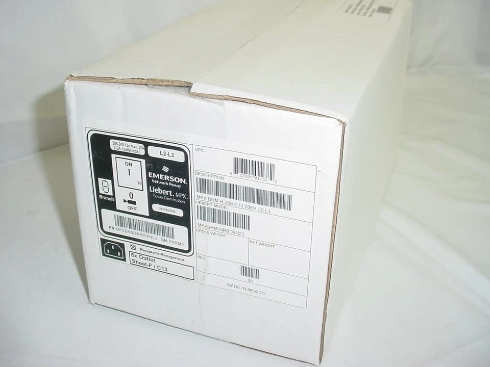 Emerson Liebert - MPXBRM-NRBD6N23 - MPXBRM - L2-L3 6-outlet PDU - Image 1 of 1