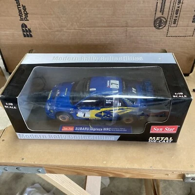 Sun Star 1/18 Subaru Impreza WRC P Solberg Australia Rally 2003 4365 - Image 1 of 4