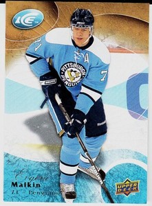 2009-10 UPPER DECK ICE #13 EVGENI MALKIN Pittsburgh Penguins Hockey Card