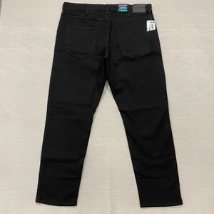 Pantalones de mezclilla negros de pierna recta Lucky Brand 410 para hombre 38 x 30 - Imagen 1 de 19