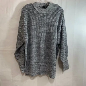 Rue21 Womens NWT Oversized Grey Mock Neck Balloon Sleeve Tunic Sweater - Picture 1 of 5